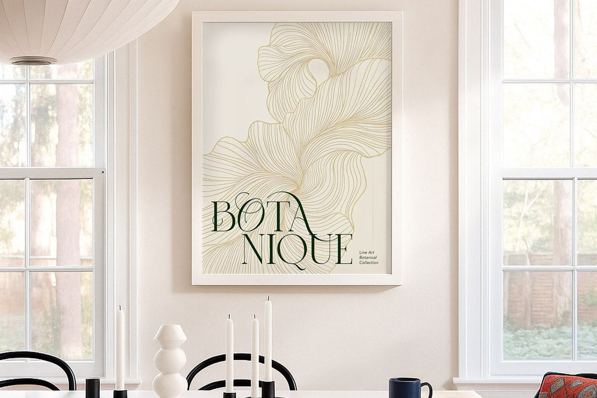 The Power of Line Art in Calming Interiors