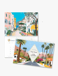 2026 Wall Art Calendar - Travel City Views