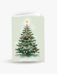 Christmas Tree Festive Holiday Card