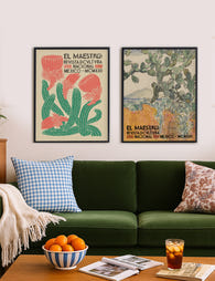El Maestro Vintage Mexican Gallery Wall Art Print Set