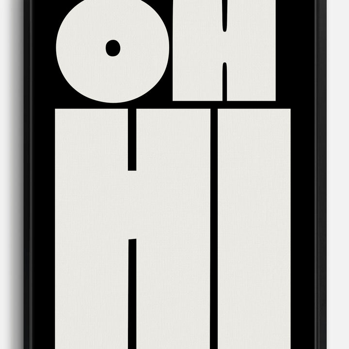 Letters Canvas Prints