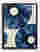 Indigo Vinyl Vibes Canvas Print - Black