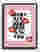 Lucky Queen Kiss Card Canvas Print - Black