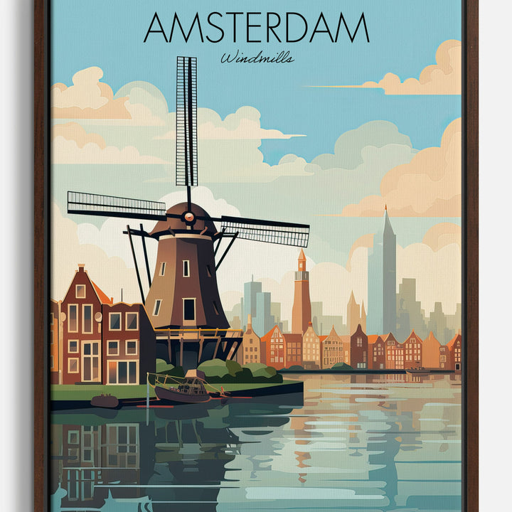 Windmill Canvas Prints