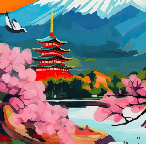 Cherry Blossoms Art Prints