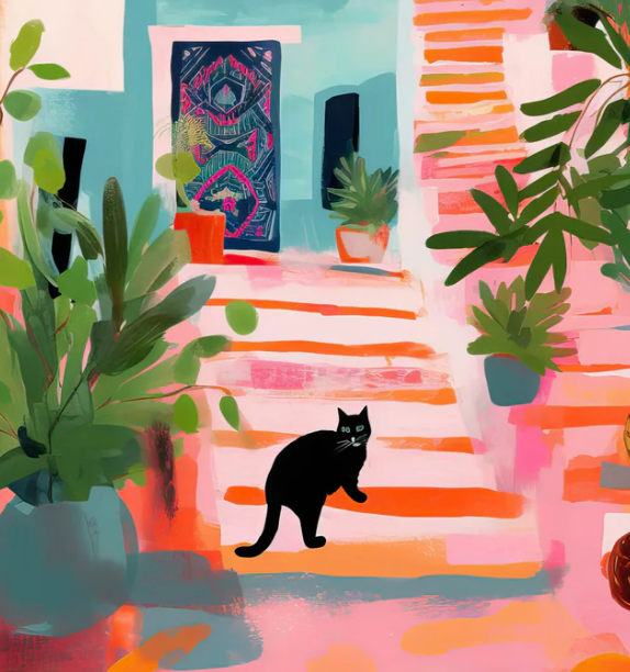 Courtyard Art Prints