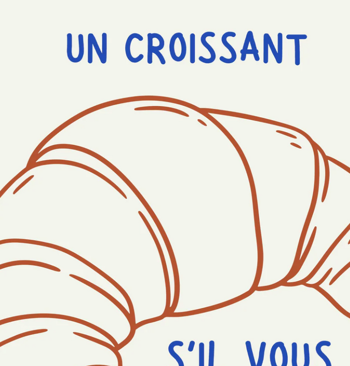 Croissant Art Prints