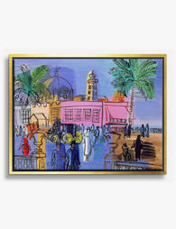 Casino on the Pier, Raoul Dufy Canvas Print Gold