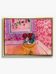 Life in Pink by Raoul Dufy Canvas Print Gold