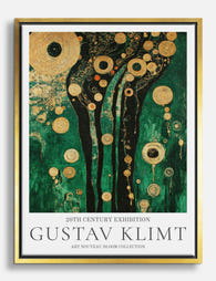 Klimts Golden Harmony Canvas Print Gold