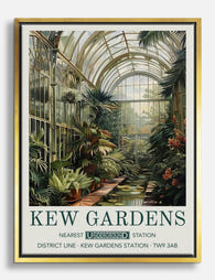 Kew Gardens Oasis Canvas Print Gold