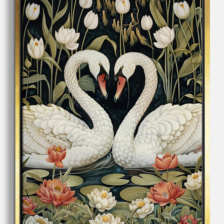 Swans Canvas Prints