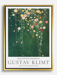 Klimts Floral Dream Canvas Print Gold