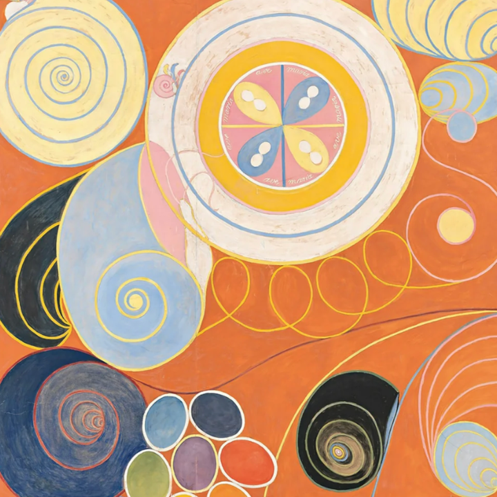 Hilma af Klint Stampe d’Arte a Motivi Astratti