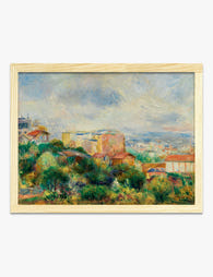 Montmartre View by Renoir Art Print Oak