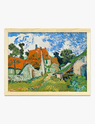 Street in Auvers by Van Gogh Art Print Oak