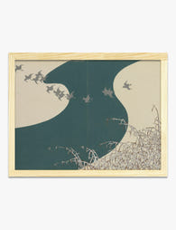 Winter River by Kamisaka Sekka Art Print Oak