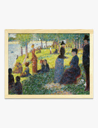 La Grande Jatte by Seurat Art Print Oak