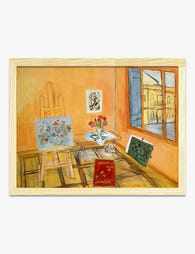 Atelier Interior by Raoul Dufy Art Print Oak