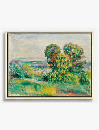 Renoir’s Breezy Landscape Canvas Print Oak