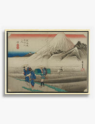 Mount Fuji Journey by Hiroshige Canvas Print Oak