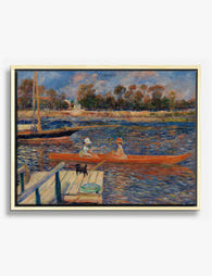 The Seine at Argenteuil by Renoir Canvas Print Oak