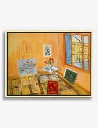 Atelier Interior by Raoul Dufy Canvas Print Oak