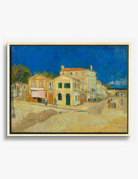 The Yellow House by Van Gogh Canvas Print Oak
