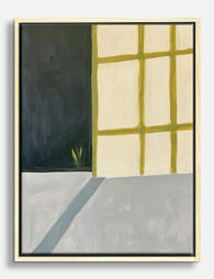 Sunlit Window Glow Canvas Print Oak