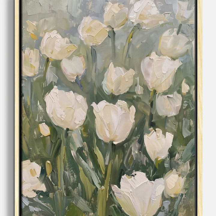 Lienzos de tulipanes