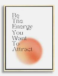 Radiate Good Vibes Canvas Print Oak