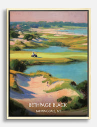 Bethpage Black Fairway View Canvas Print - Oak