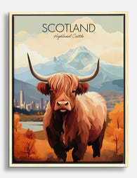 Highland Majesty Canvas Print Oak