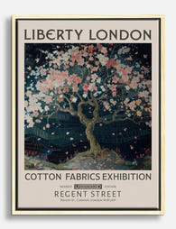 Cherry Blossom Reverie Canvas Print Oak