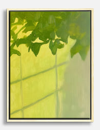 Sunlit Leaf Shadows Canvas Print Oak