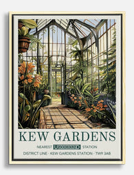 Enchanting Greenhouse Canvas Print Oak