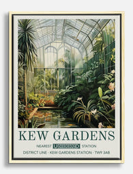 Botanical Escape Canvas Print Oak