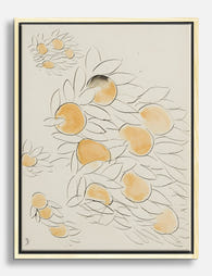 Matisse Orange Grove Canvas Print - Oak