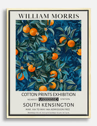 William Morris Orange Grove Canvas Print Oak