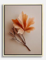 Amber Maple Whisper Canvas Print Oak