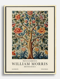 William Morris Tree of Life Canvas Print Oak