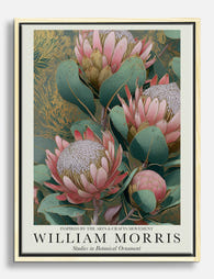 William Morris Botanical Blooms Canvas Print Oak