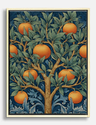 William Morris Orange Tree Canvas Print Oak