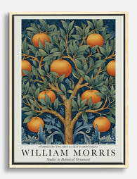 William Morris Orange Tree Canvas Print Oak