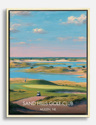 Sand Hills Serenity Canvas Print - Oak