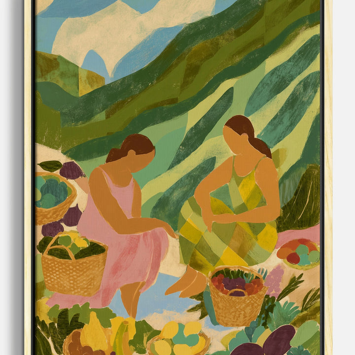 Market Canvas Prints