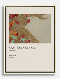 Kamisaka Sekka Ivy Elegance Canvas Print Oak