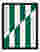Bauhaus Modern Stripes Art Print - Black