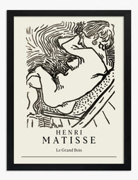 Henri Matisse – Le Grand Bois Art Print - Black