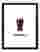 Vitamin G Pint Minimal Art Print - Black